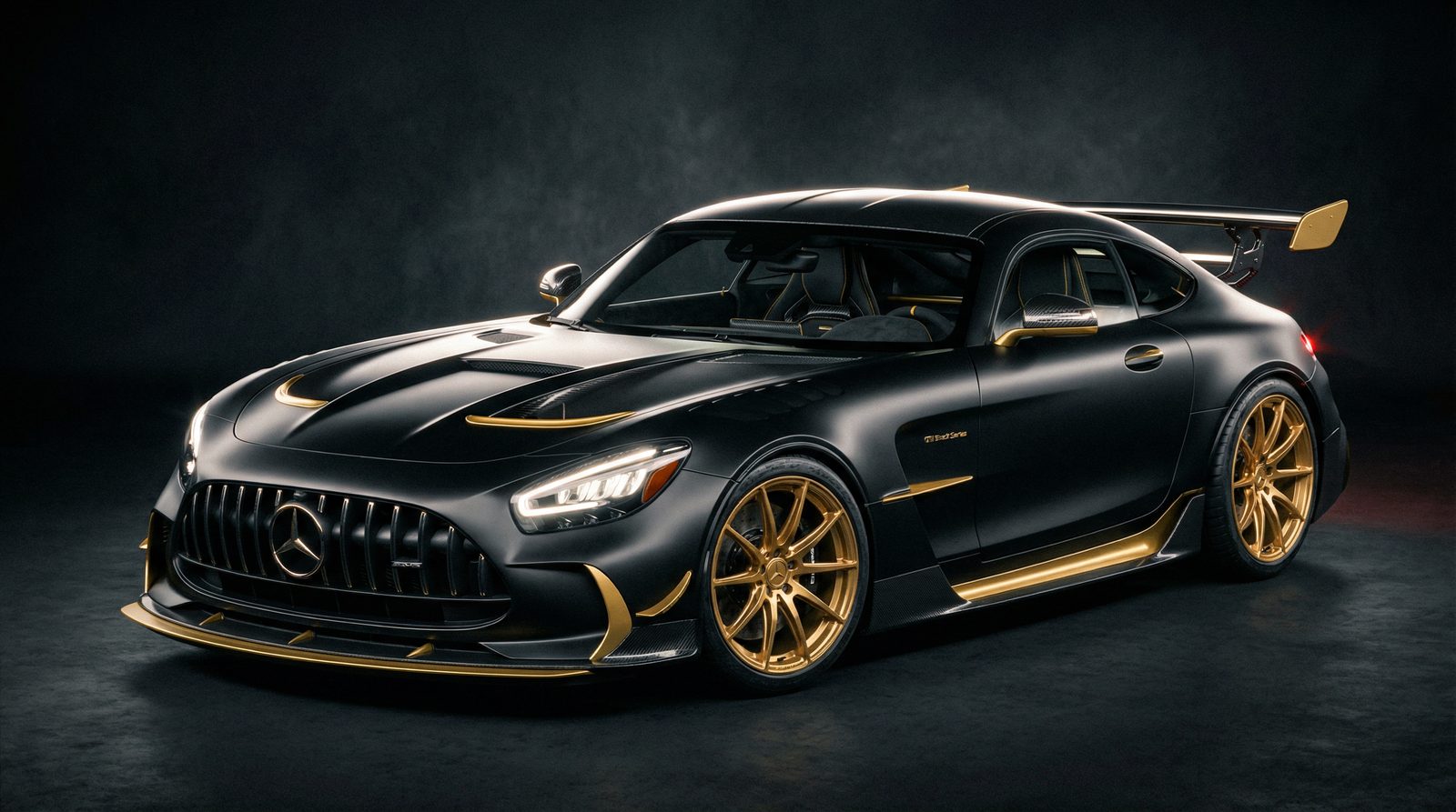 黑丝奔驰AMG改装视频